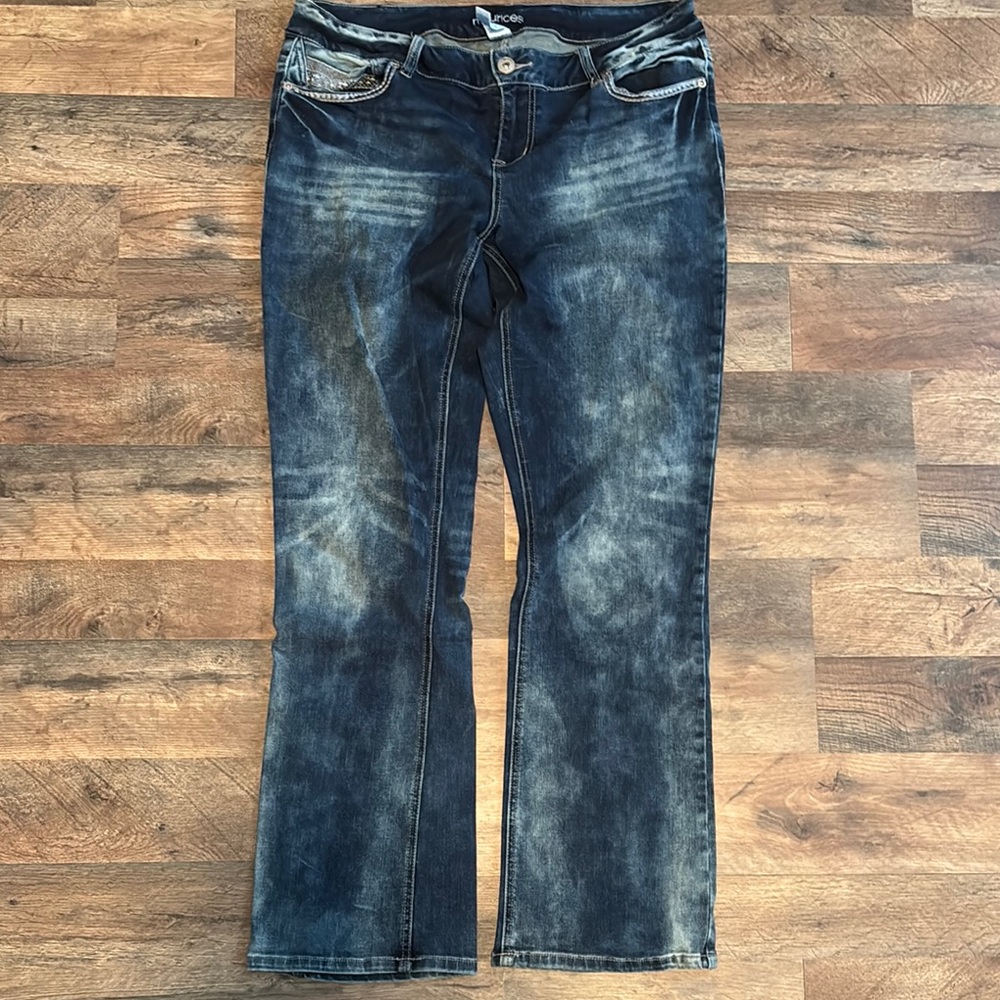 Maurice’s acid wash Women's Blue Jeans 13/14